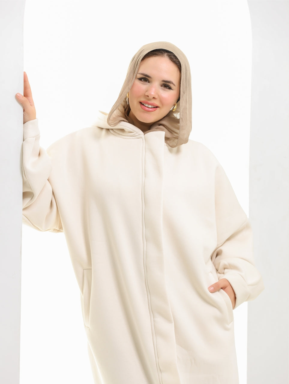 Casual Long Coat – Free Size