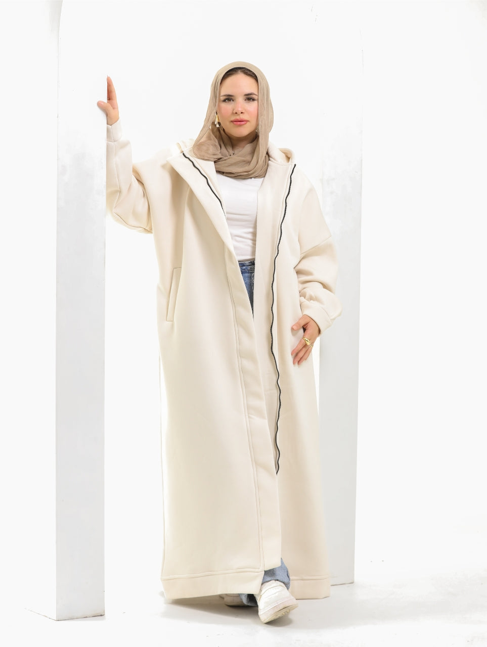 Casual Long Coat – Free Size