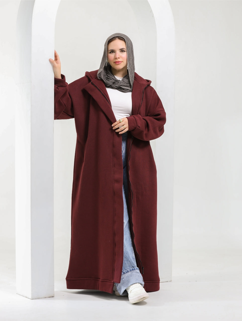 Casual Long Coat – Free Size