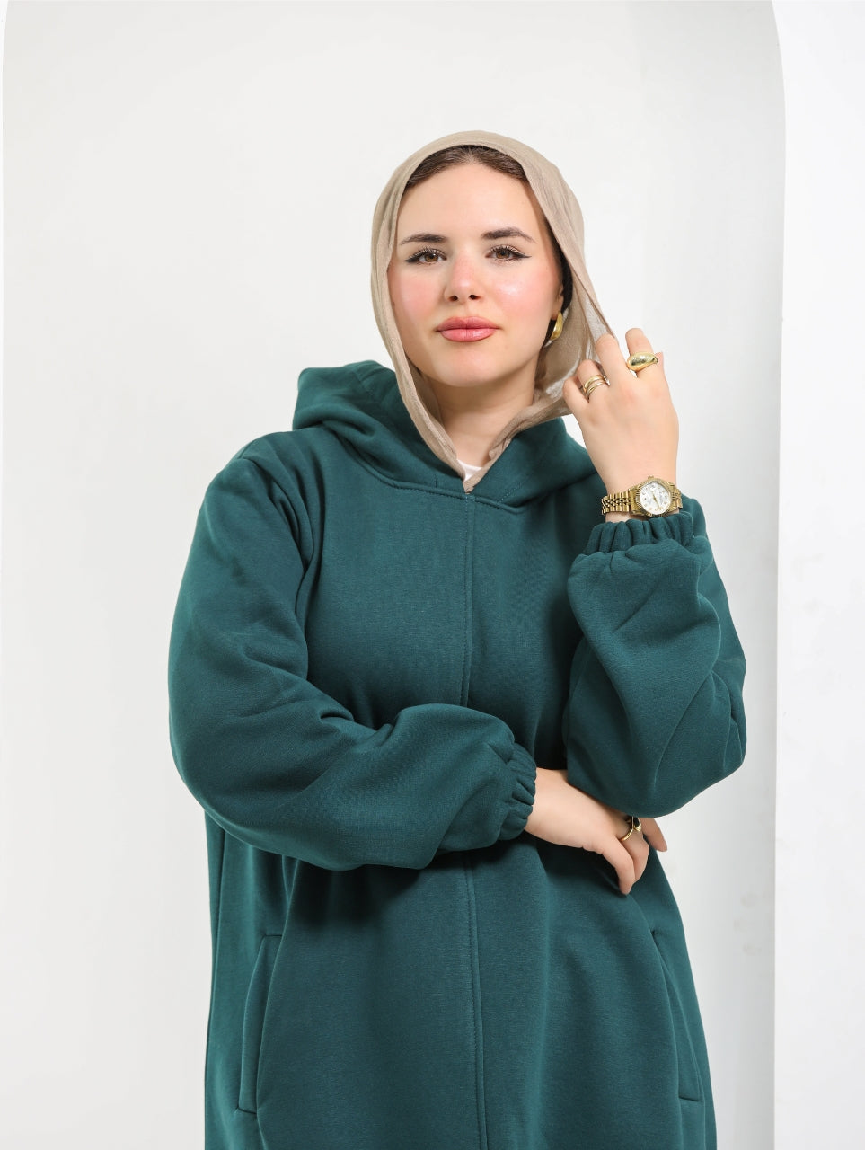 AZIZA-Cozy Dress Hoodie