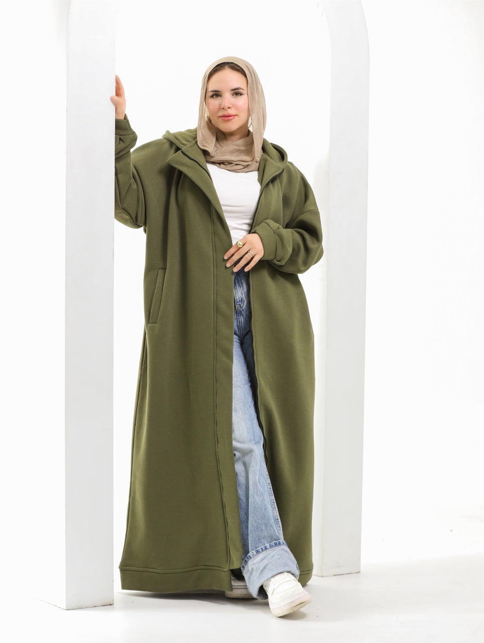 Casual Long Coat – Free Size